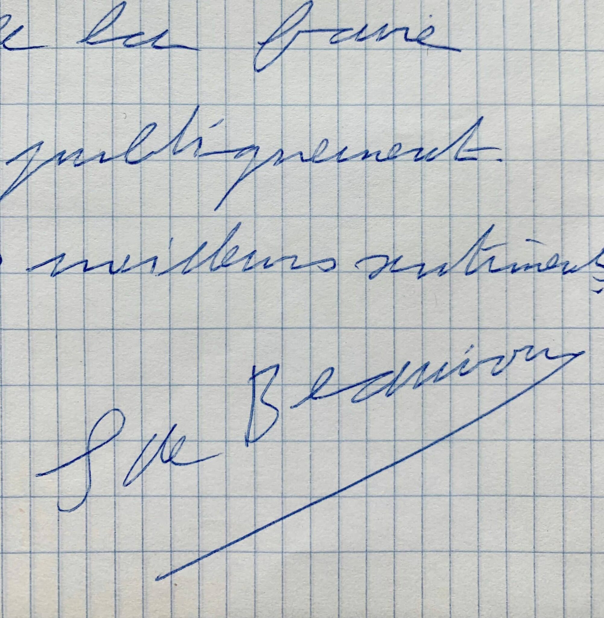 Simone de Beauvoir weigert haar reactie te laten publiceren