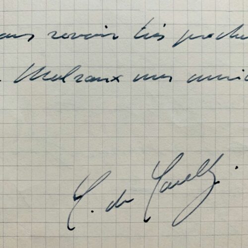 Extraordinaire lettre pleine d'amertume de De Gaulle à Malraux après la défaite électorale de 1953