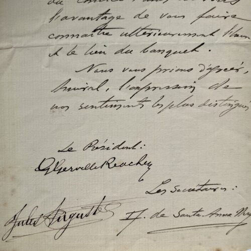 Gaston Gerville-Réache fête l’abolition définitive de l’esclavage au Brésil
