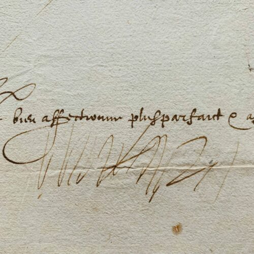 Trois lettres du connétable de Montmorency