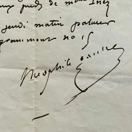 Théophile Gautier se vio obligado a asistir a una cena de pintores