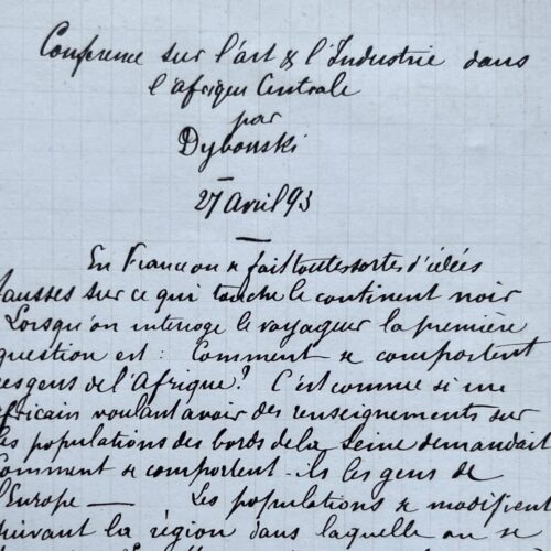 L'explorateur et enthonologue Jean Dybowski donne sa vision des peuples d'Afrique noire