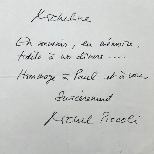 Michel Piccoli's tribute to his friend Paul Meurisse