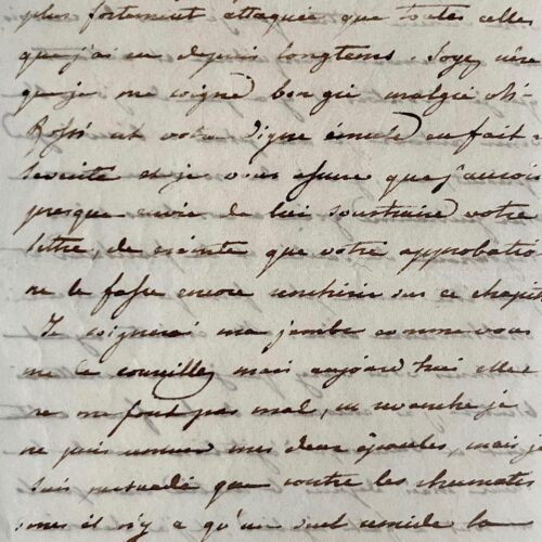 Jolie lettre de l'Impératrice Marie-Louise à propos de son fils Guillaume