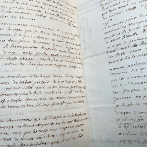 Una lettera eccezionale di Abraham Duquesne al cardinale Mazzarino