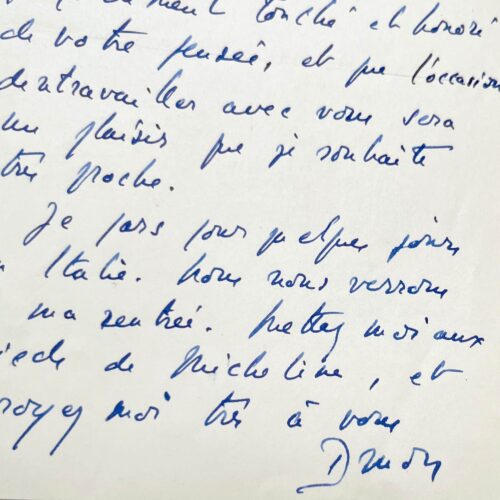 Maurice Druon et ses tractations avec Paul Meurisse, Danièle Delorme et Bernard Blier