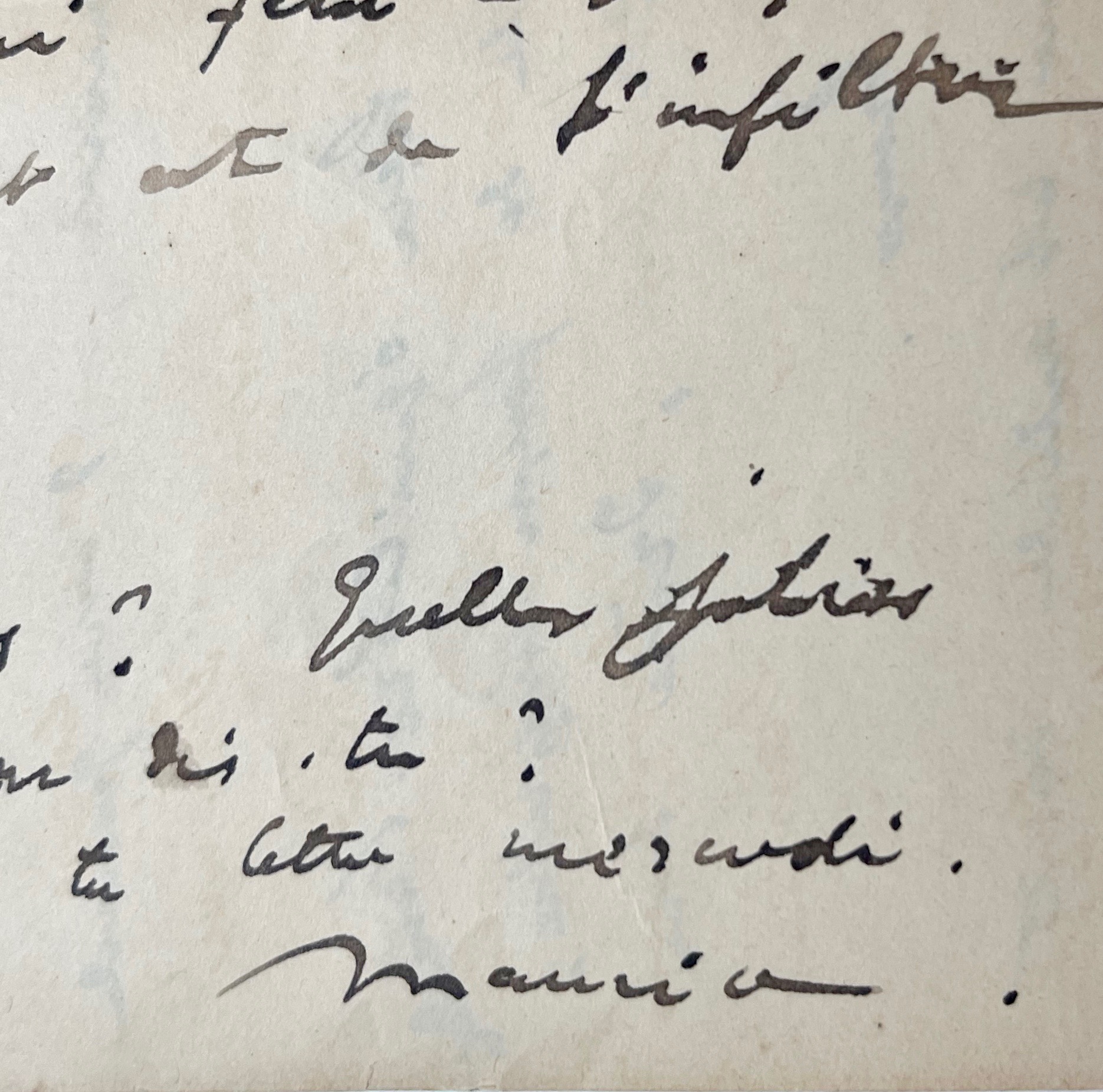 Belle lettre d’encouragement littéraire de Maurice Leblanc