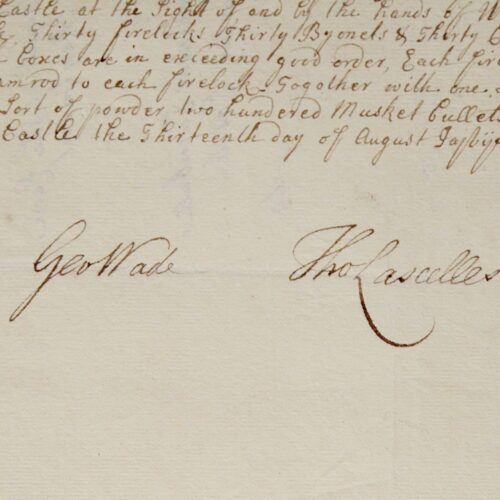 Le maréchal anglais George Wade défend le trône d'Angleterre au début du soulèvement jacobite de 1745