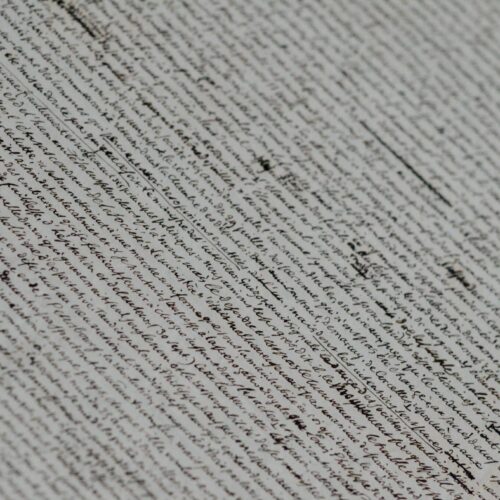 Manuscrit du Bibliophile Jacob (Paul Lacroix) fragment de son Histoire de la Restauration