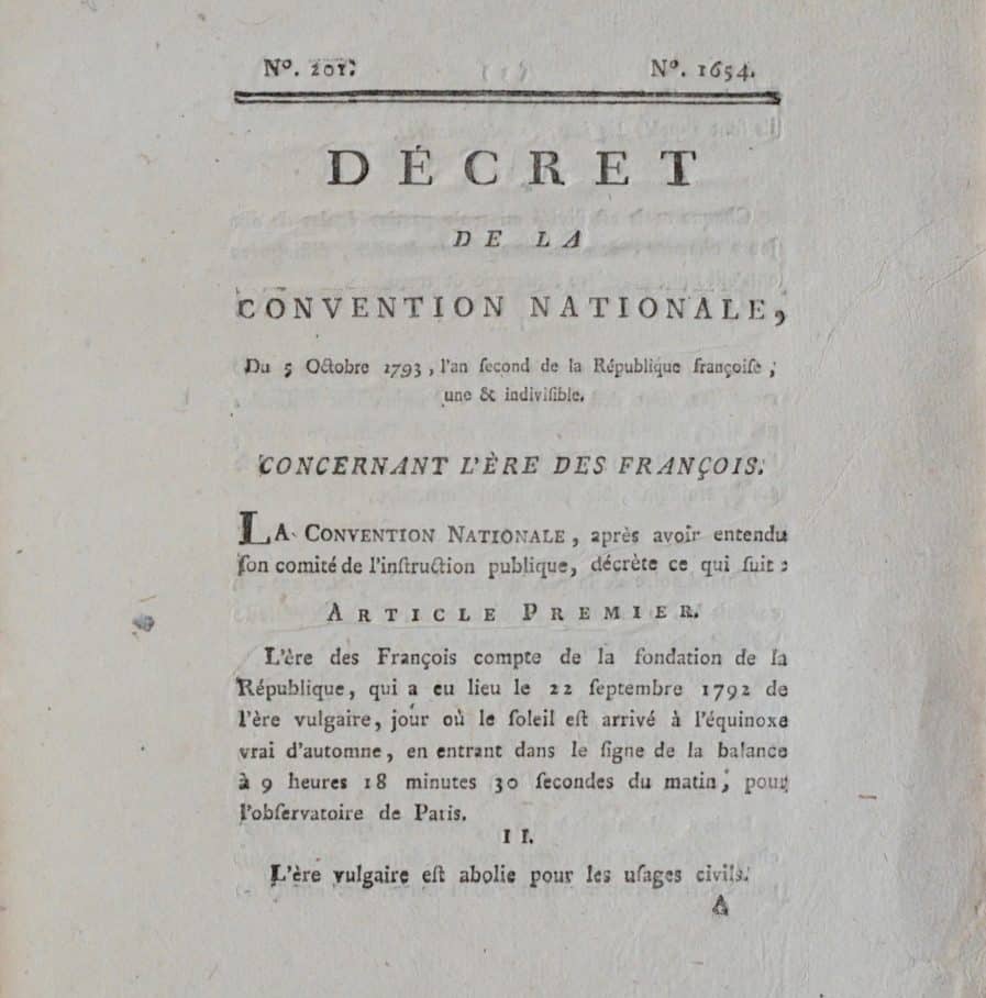 Décret Original De La Convention Nationale – Certificats De Civisme Pour Notaires, Avoués – Aix