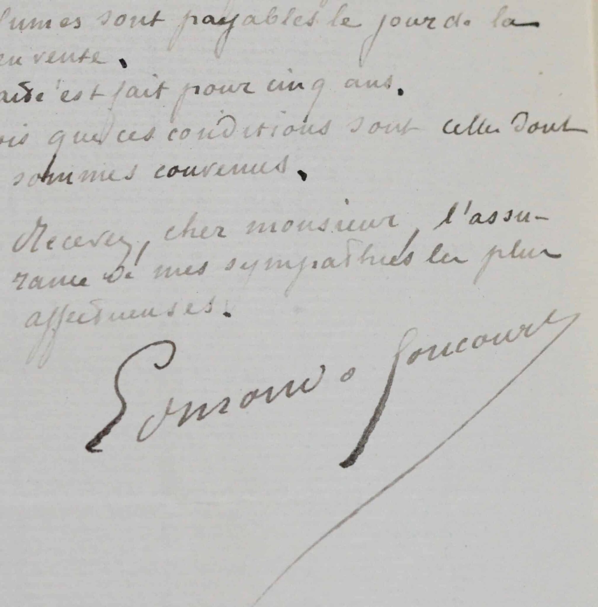 Edmond de Goncourt expose ses exigences pour l’édition de ses oeuvres complètes