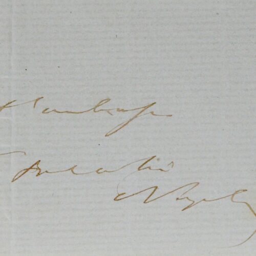 Quelques tendres mots de Napoléon III à Eugénie