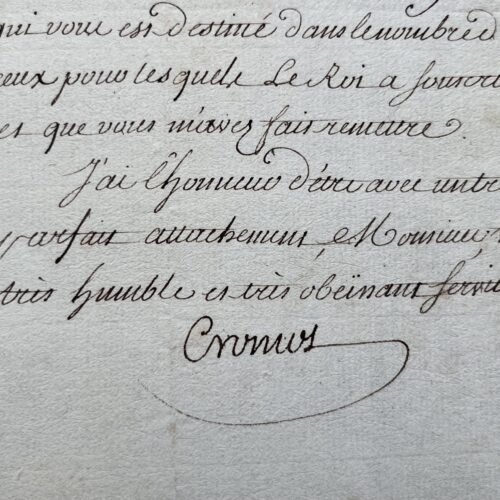 Il re fece distribuire la "Geografia antica abbreviata" di Jean-Baptiste Bourguignon d'Anville