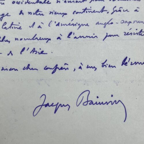 Jacques Bainville analyse le rôle des Etats-Unis d'Amérique vis-à-vis de l'Europe face à "l'assaut de l'Asie"