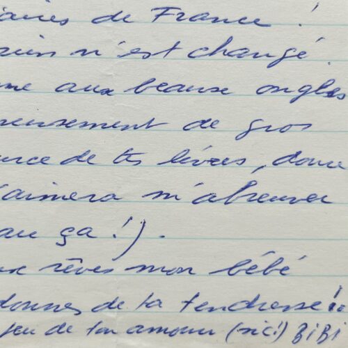 Belle lettre d'amour de Jacques Mesrine à sa maîtresse, depuis la prison de Saint-Vincent-de-Paul, au Canada