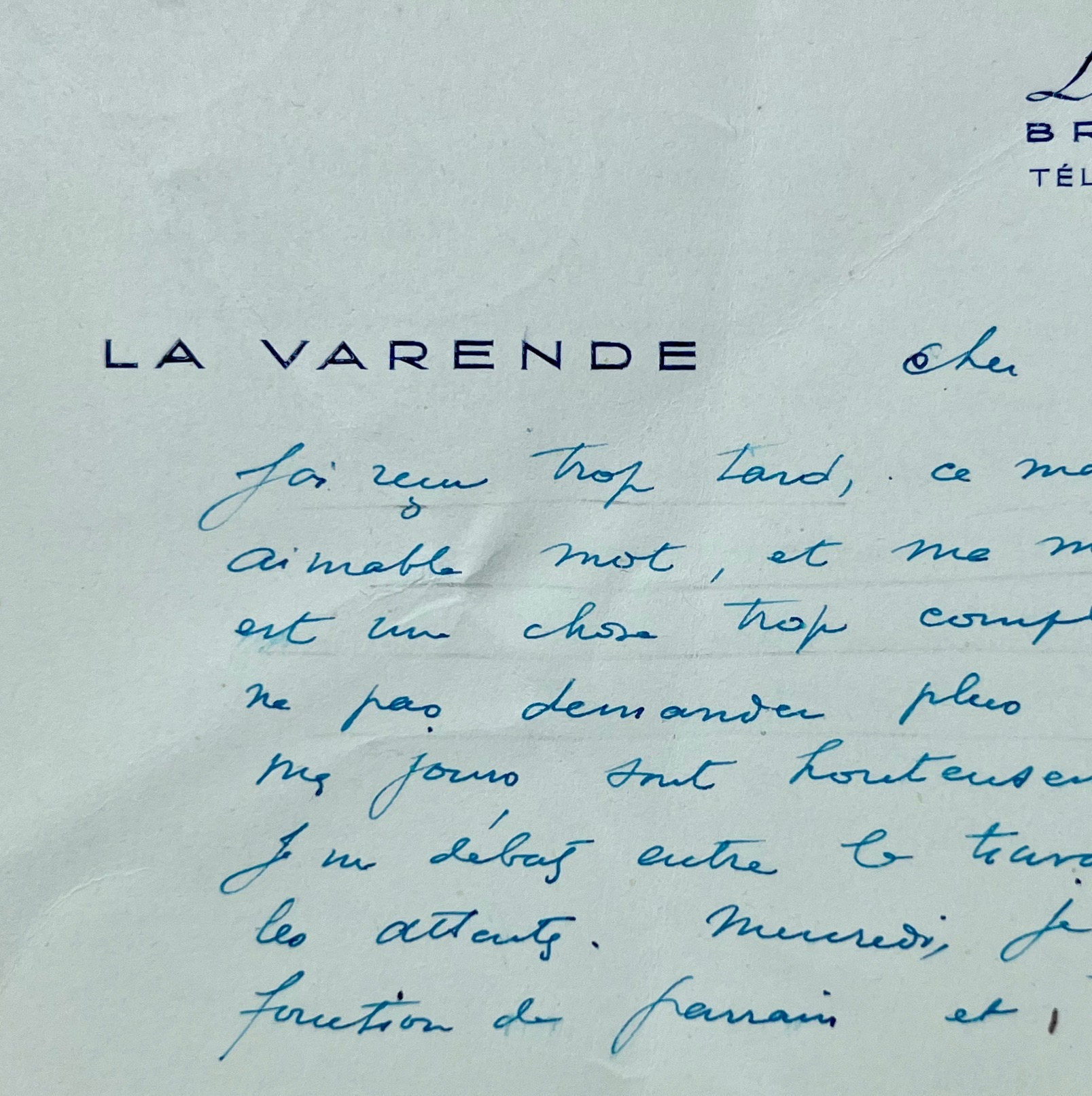 Jean de La Varende fait mention des difficultés de sa condition d’écrivain