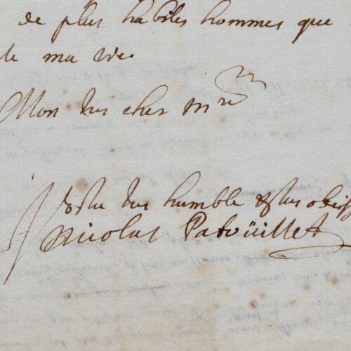 1670 : belle lettre de Nicolas Patouillet adressée à son condisciple franc-comtois Grosez