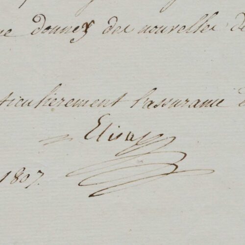 Elisa Bonaparte veut modifier le Code civil de sa principauté de Lucques et demande le concours de Cambacérès