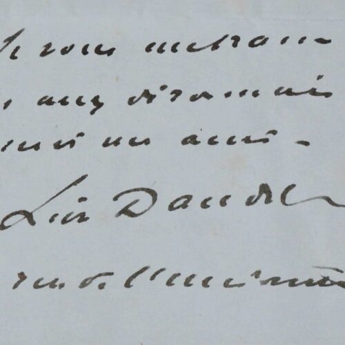 Léon Daudet dit son admiration et son amitié à Ernest Lajeunesse