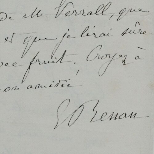 Ernest Renan admirateur de Rabelais "cet incomparable bouffon"