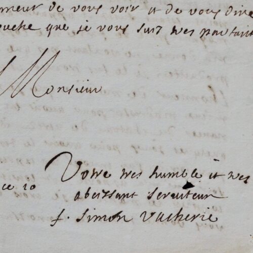 Description du château de Veretz par le prieur de Grandmont, Simon Vacherie