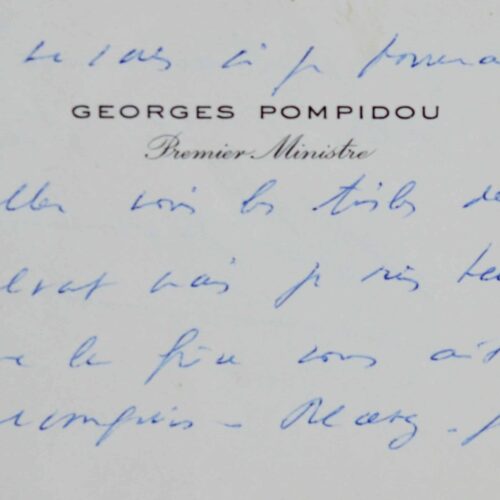 El primer ministro Georges Pompidou intentará asistir a la exposición de pinturas de Salvat