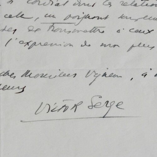 Victor Serge atterré par l'assassinat de l'éditeur Louis-Adolphe Brun