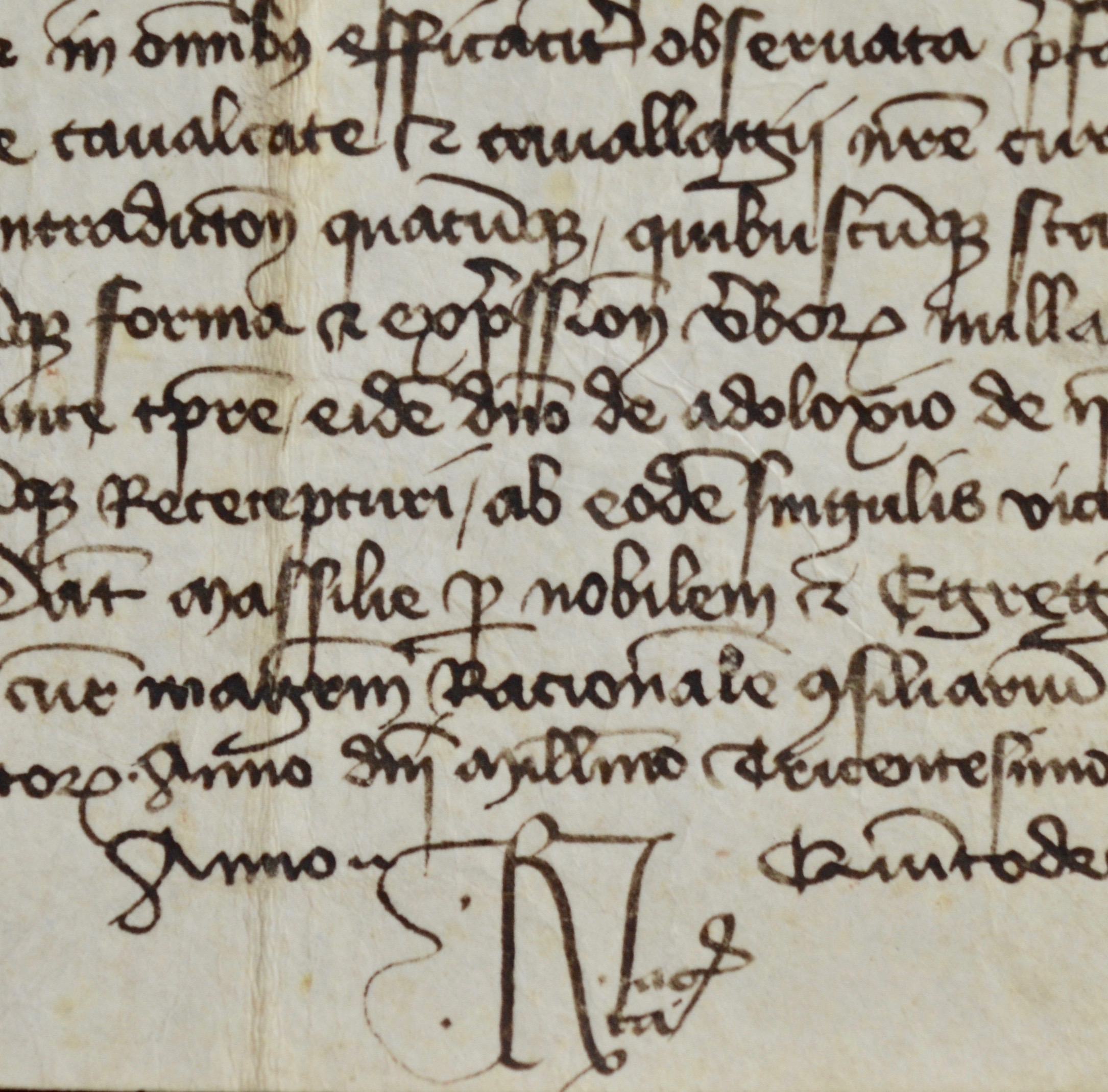 Charte de 1399 au nom de Marie de Blois et de Louis II d’Anjou