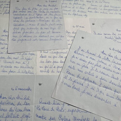 Correspondance de 11 lettres de Jacques de Ricaumont à Michel de Saint-Pierre