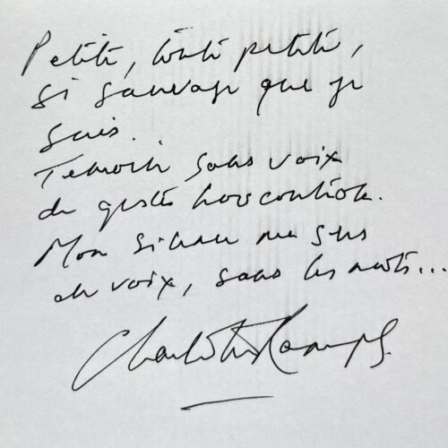 Quelques mots de Charlotte Rampling se définissant elle-même