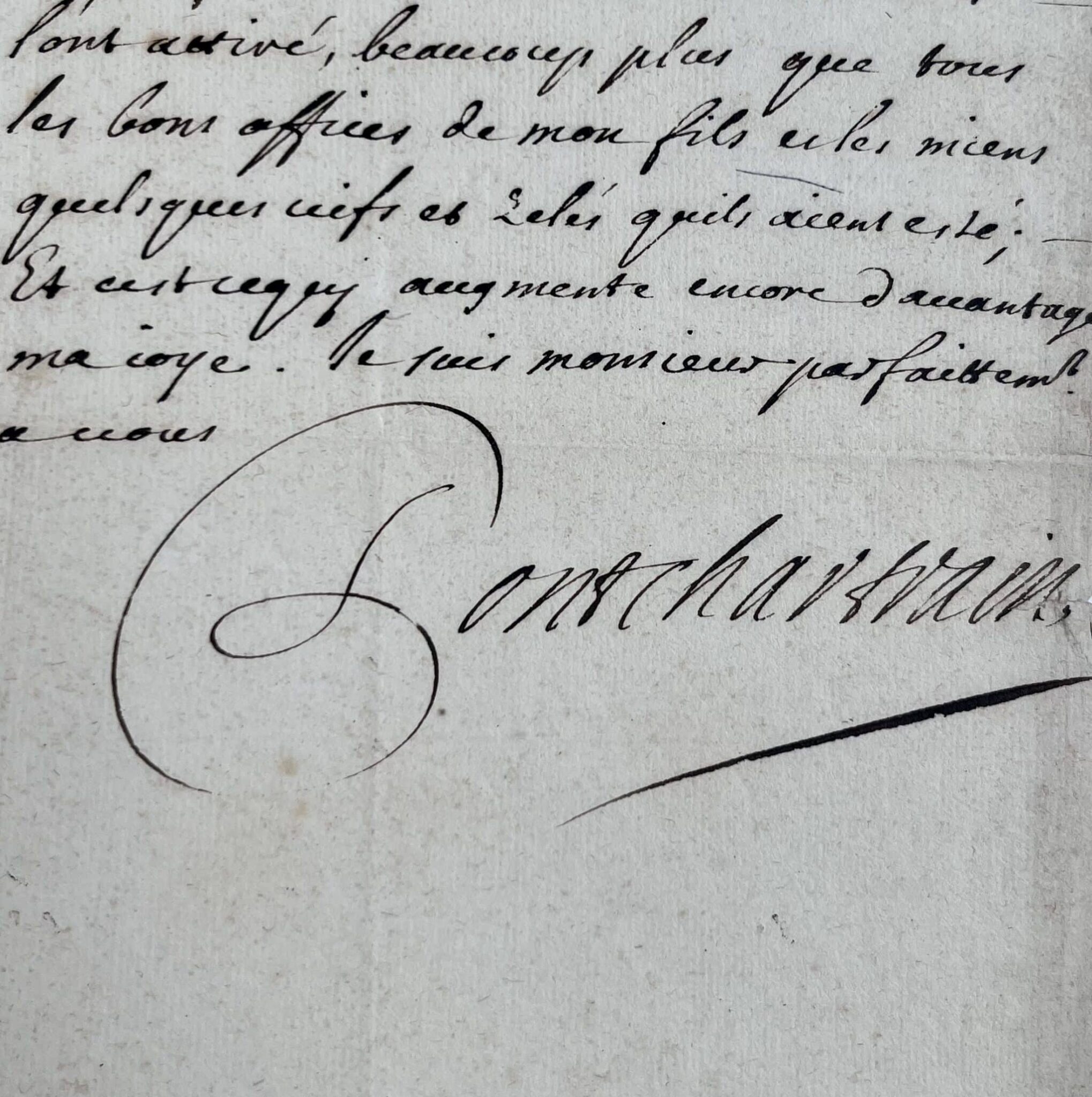 Les compliments de Pontchartrain à la suite d’un « présent important » du Roi