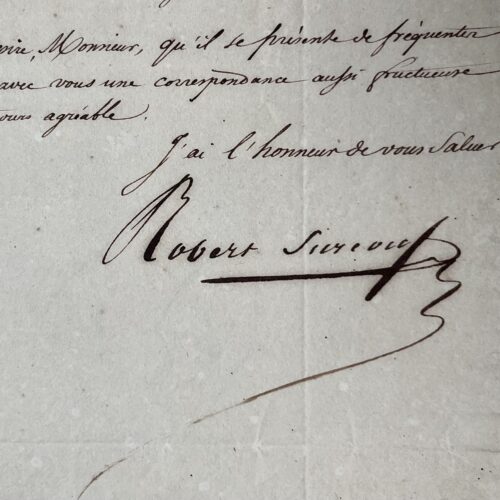 Edifiante lettre du corsaire et négrier Robert Surcouf sur la traite des Noirs