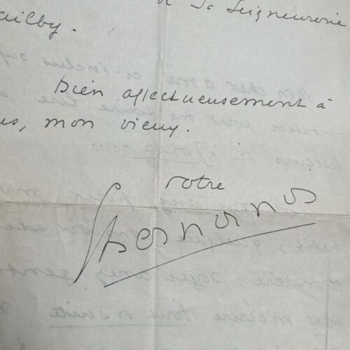 Lettre de Georges Bernanos à Léon Bailby écrite de Majorque