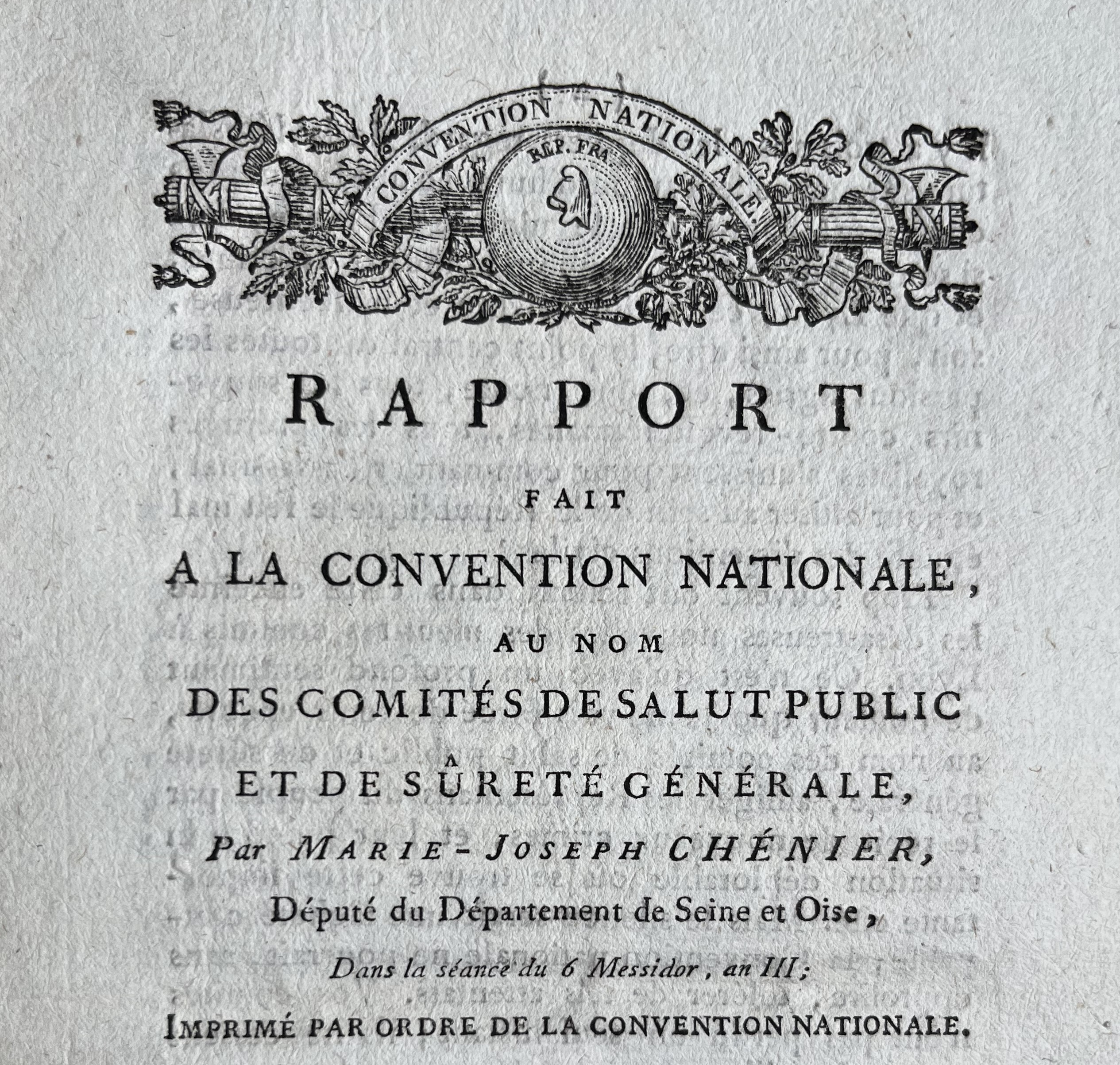 Marie-Joseph Chénier dénonce la compagnie de Jésus de Lyon comme « une association de scélérats »