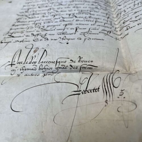 Louis XII octroye à Nicolas de Chasteauthierry la charge de receveur des tailles en l'élection Alençon