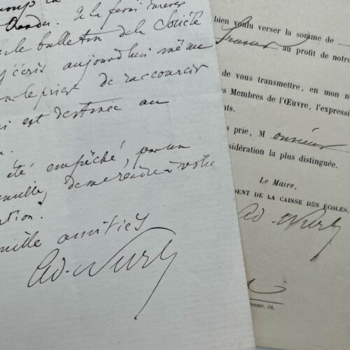 Adolphe Wurtz agrees to publish a note from the Swiss chemist Christoph Goppelsroeder