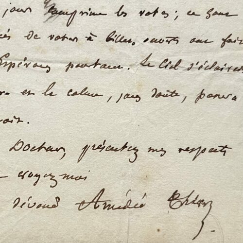Amédée Thierry is working on a book about Cardinal Granvelle and the monumental archives kept in Besançon