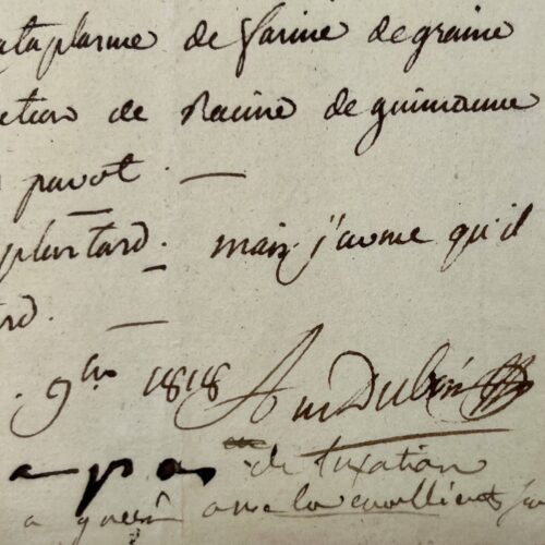 Diagnosis and prescription by Antoine Dubois for a dislocated elbow