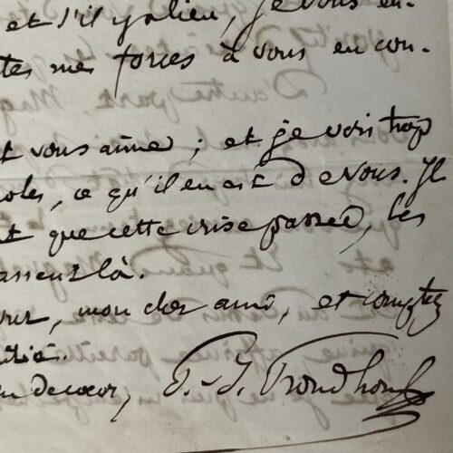 Proudhon tente d'arbitrer une brouille entre ses grands amis, le peintre Elmerich et le docteur Maguet