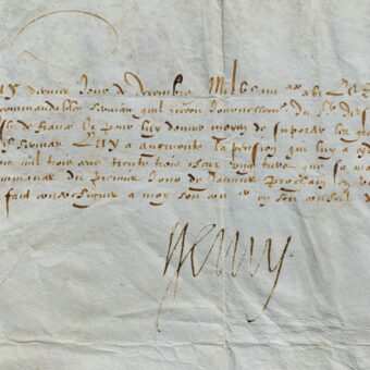 Henri IV parchemin 1 - 1