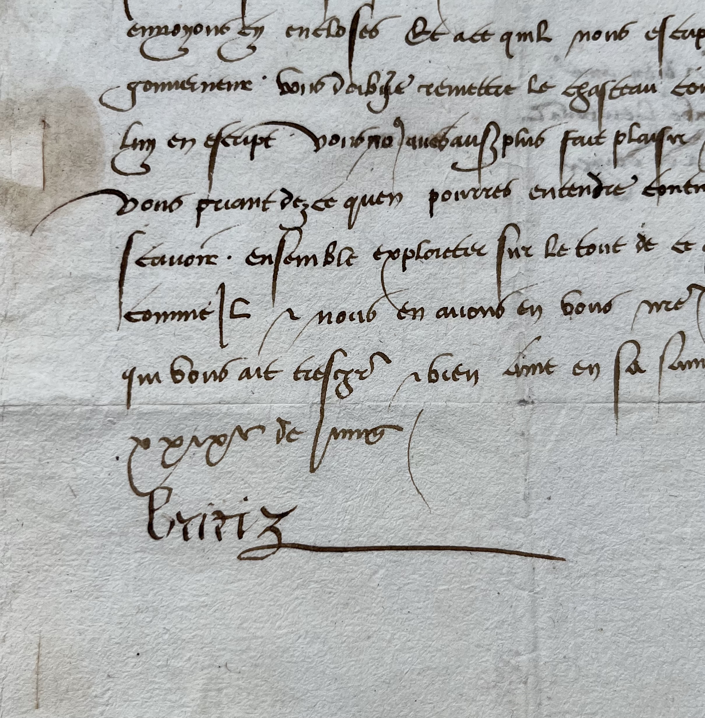 Béatrice de Portugal, duchesse de Savoie par son mariage avec Charles II, se fait remettre un château