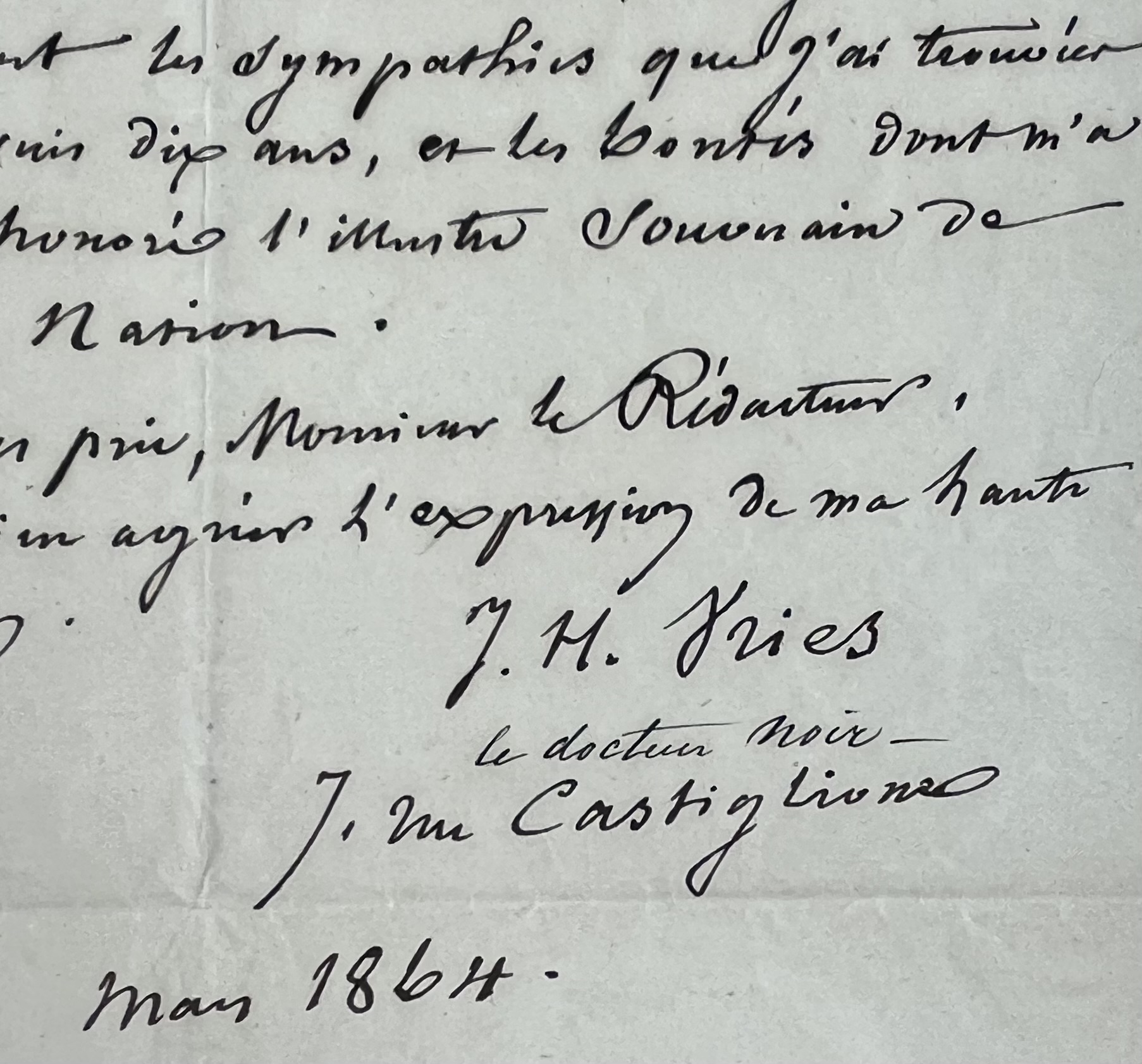 Le « docteur Noir », Jan Hendrick Vries, offre son invention à la France en signe de gratitude à son pays d’accueil