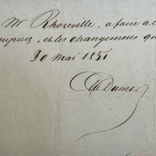 Alexandre Dumas erteilte uneingeschränkte Genehmigung für Änderungen an seinem Stück „La Barrière Clichy“