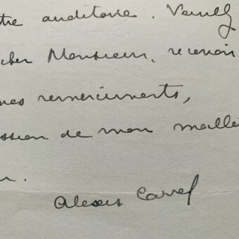 Alexis Carrel 1 - 1 Alexis Carrel 1 - 1