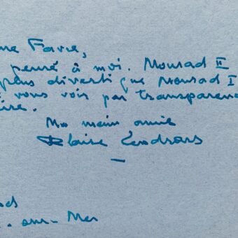 Blaise Cendrars 1 - 1 Blaise Cendrars 1 - 1