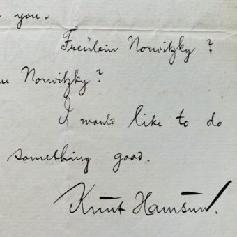 Knut Hamsun 1 - 1 Knut Hamsun 1 - 1