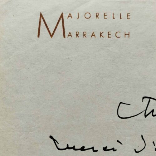 Jacques Majorelle s'abonne à une revue de botanique