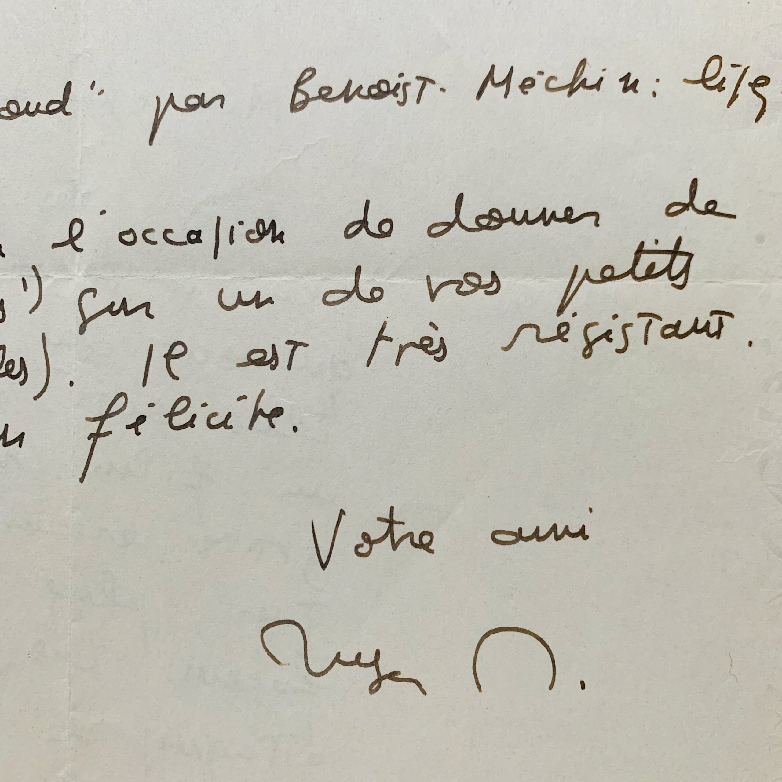Lettre de Roger Nimier sur Les Diaboliques d’Henri-Georges Clouzot