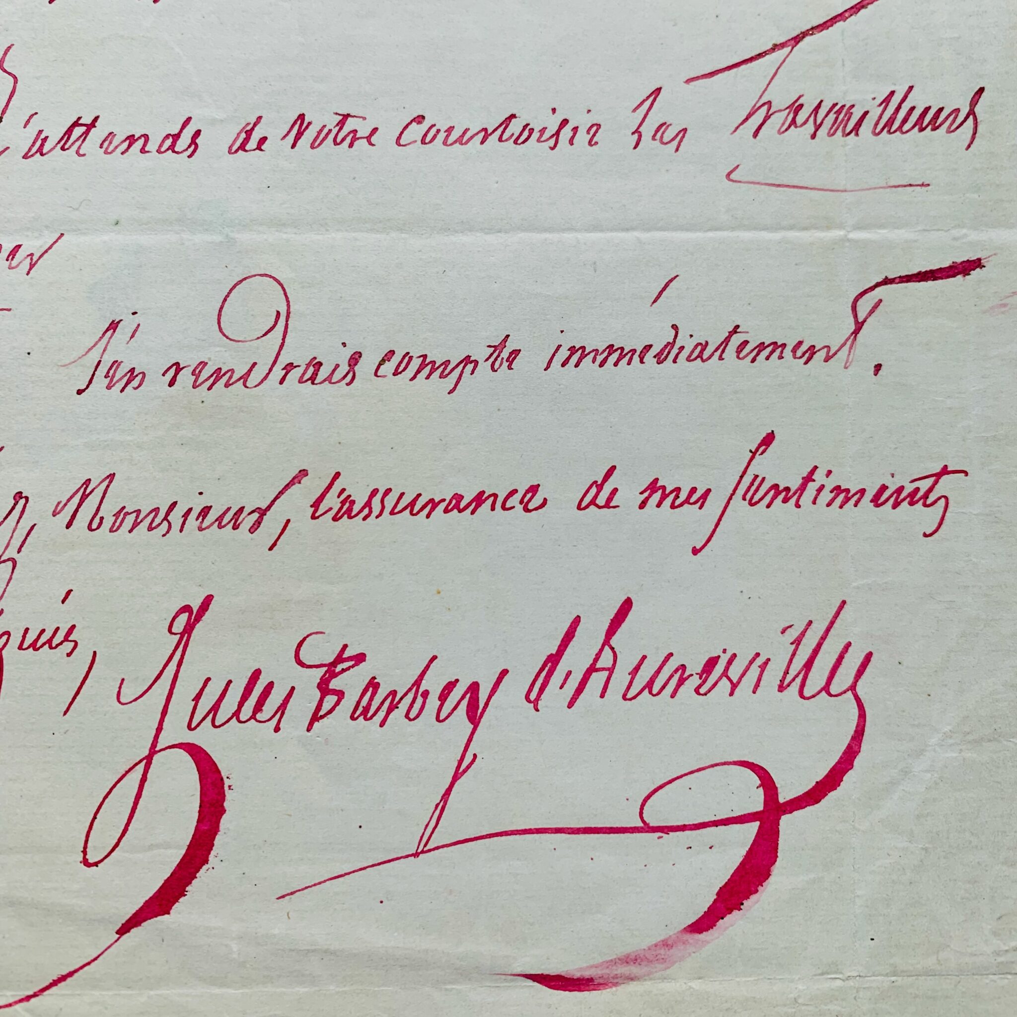 Barbey d’Aurevilly veut rendre compte des Travailleurs de la Mer de Victor Hugo