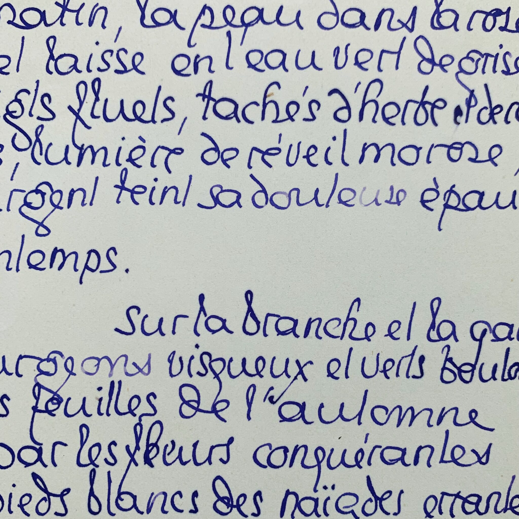 Ébauche d'un poème de Pierre Louÿs